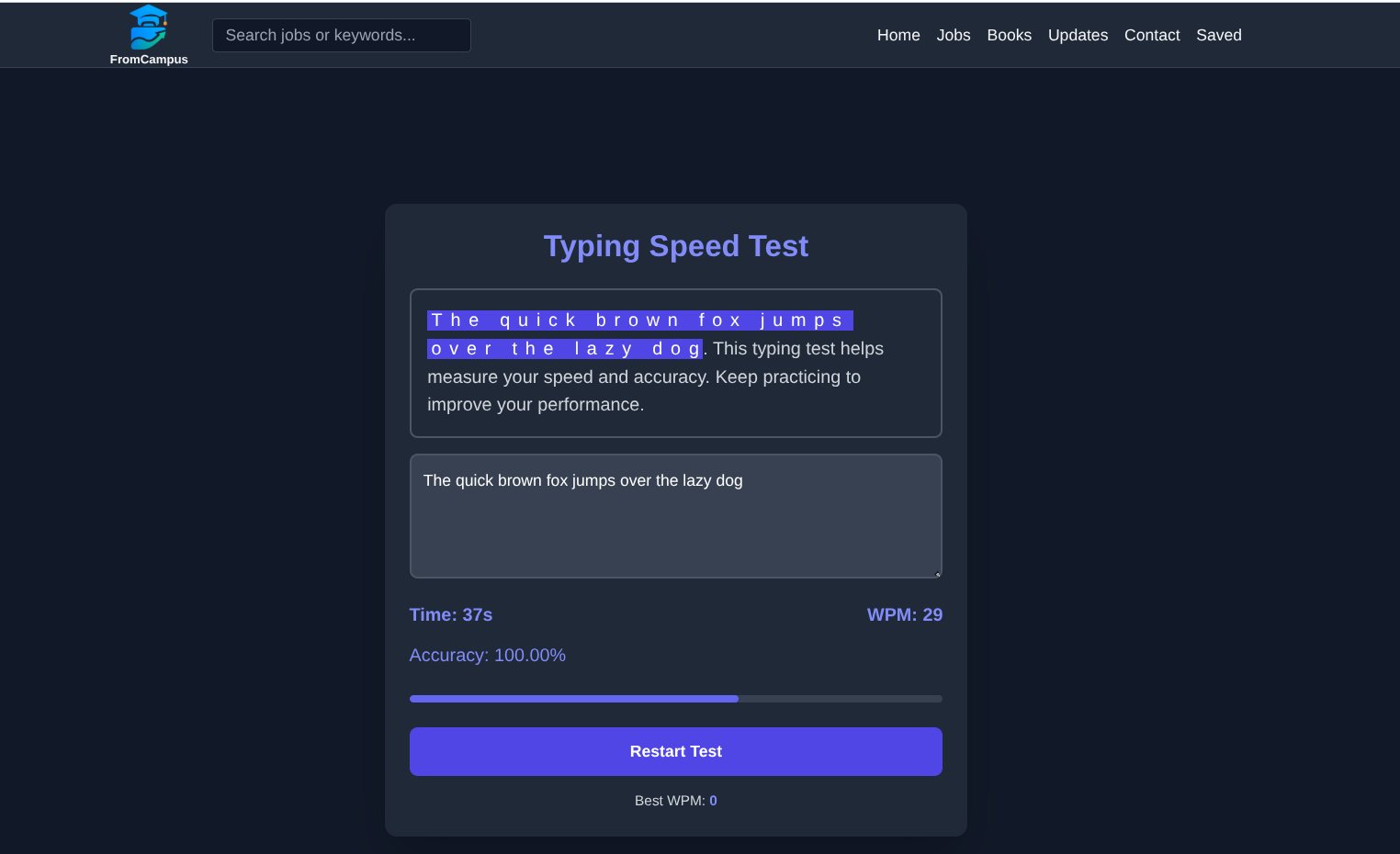 Typing Speed Test