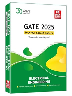 GATE 2025 Electrical Engineering – Previous Years’ Solved Papers