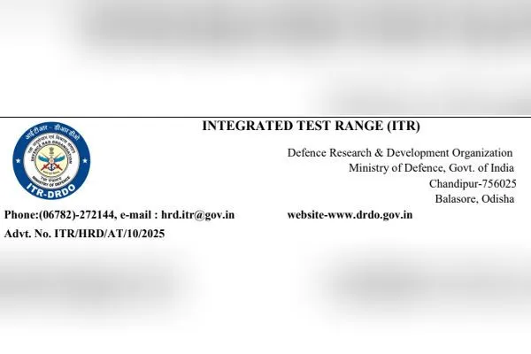 DRDO ITR Apprenticeship Recruitment 2025