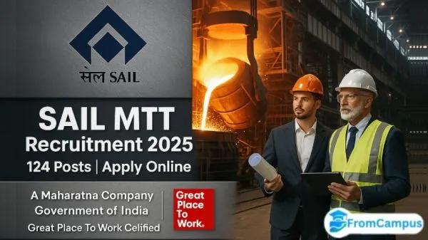 SAIL Management Trainee (Technical) Recruitment 2025