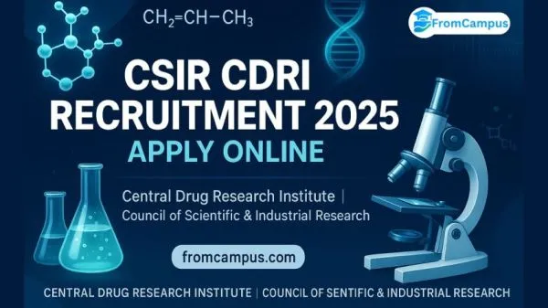 CSIR CDRI Recruitment 2025 – Technical Assistant & Technician Posts