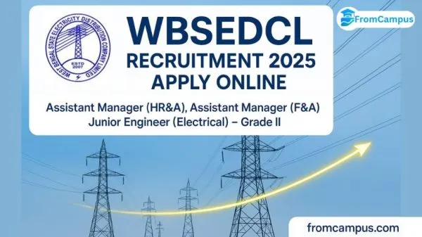 WBSEDCL Recruitment 2025 – Assistant Manager & Junior Engineer Posts (Notification No. MPP/2025/04)