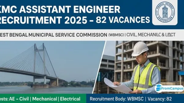 KMC Assistant Engineer Recruitment 2025 — Apply Online for 82 Vacancies