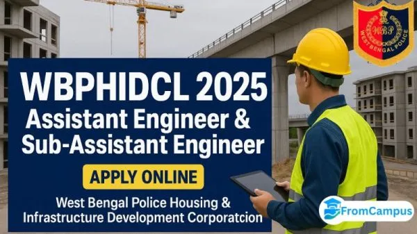 WBPHIDCL Recruitment 2025 — Assistant Engineer & Sub-Assistant Engineer