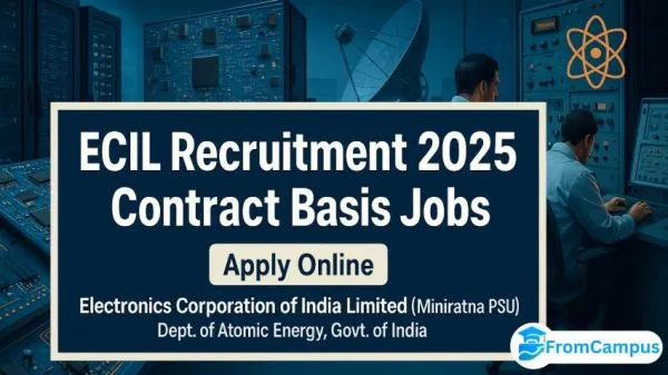 ECIL Recruitment 2025 – Advt. No. 19/2025 (Walk-In)