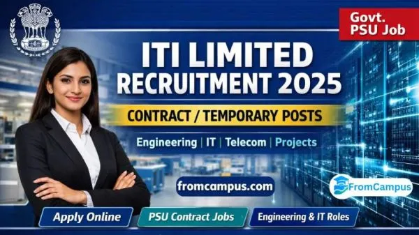 ITI Limited Young Professional Recruitment 2026 – Apply Online for 215 Posts