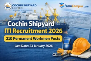 Cochin Shipyard Limited (CSL) ITI Recruitment 2026 – Apply Online for 210 Workmen Posts