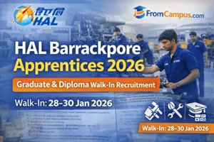 HAL Barrackpore Apprentices Recruitment 2026 – Walk-In for Graduate & Diploma Posts