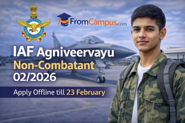 Indian Air Force (IAF)  Agniveervayu Non-Combatant Recruitment 02/2026 – Apply Now