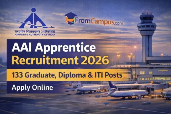 Airports Authority of India (AAI) Apprentice Recruitment 2026 – 133 Graduate, Diploma & ITI Apprentice Posts.